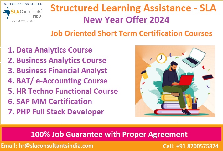 Microsoft Data Analyst Training Course, Delhi, Noida, 100% Job